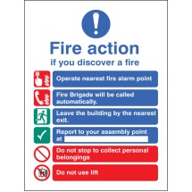 Fire Action Auto Dial with Lift (Dialled Automatically)