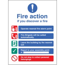 Fire Action Auto Dial without Lift (Dialled Automatically)