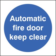 Automatic Fire Door Keep Clear