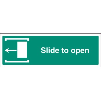 Slide to Open - Arrow Left