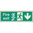 HTM Fire Exit - Arrow Down