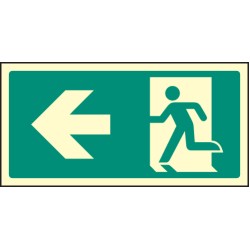 Intermediate Fire Exit Marker - Arrow Left