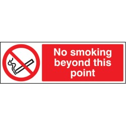 No Smoking Beyond this Point