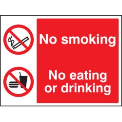 No Smoking - No Eating - No Drinking