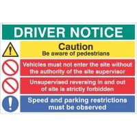 Driver Notice be Aware of Pedestrians - Unsupervised Reversing Forbidden