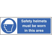 Safety Helmets Must be Worn in this Area