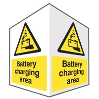 Battery Charging - Projecting Sign