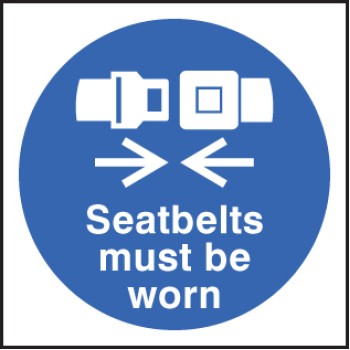 Seatbelts Must be Worn