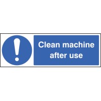 Clean Machine After Use