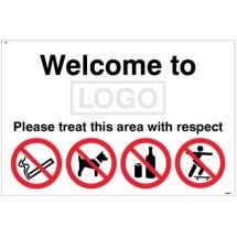 Welcome to (Logo) Please Treat this Area with Respect