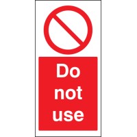 Do Not Use - Cover-Up Sign 