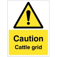 Caution - Cattle Grid