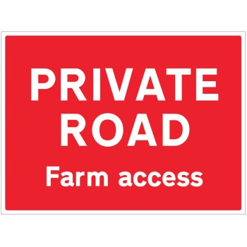 Private Road - Farm Access