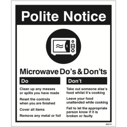 Microwave - Do's & Don'ts