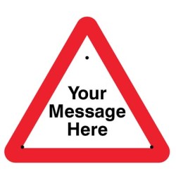 Your Message Here - Custom Re-Flex Sign