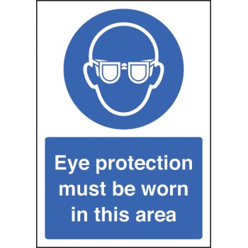 A4 - Eye Protection Must be Worn