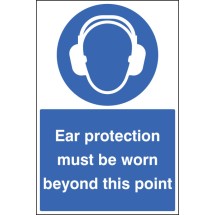 Ear Protection Must be Worn - Floor Graphic