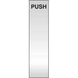 Push - Deluxe Engraved Door Plate