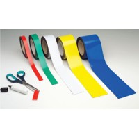 White Magnetic Easy-Wipe Strip 70mm wide