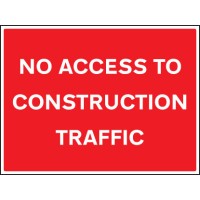 No Access to Construction Traffic