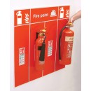 Fire Extinguisher Location Board - Double